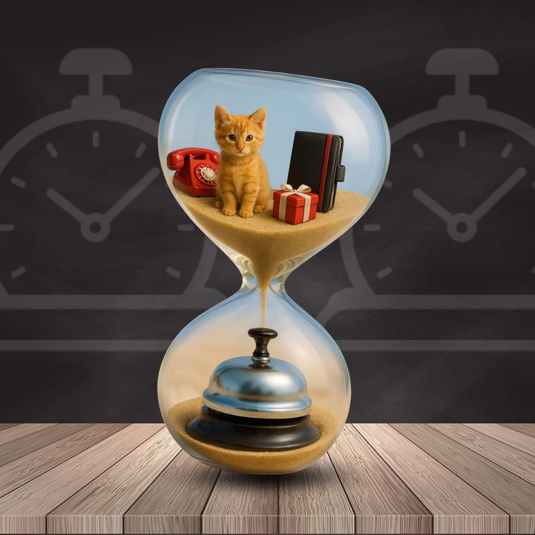 Sablier représentant un particulier